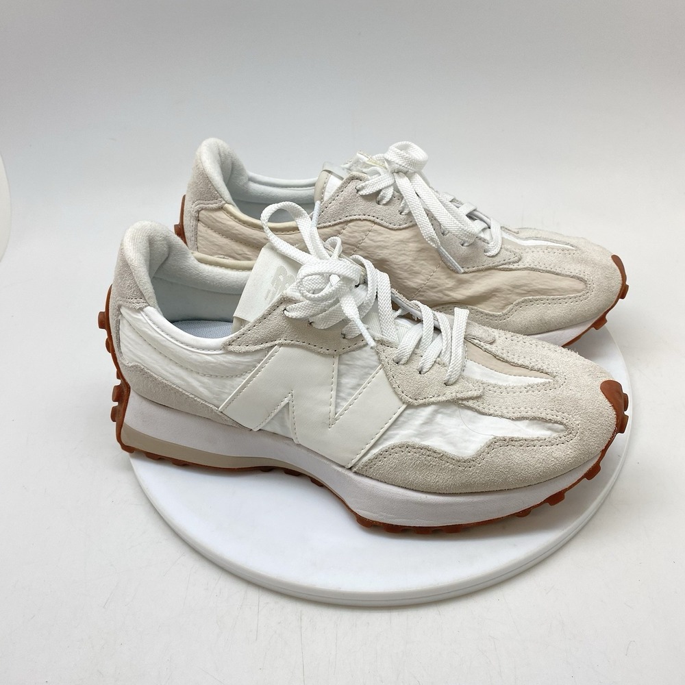 New Balance Sneakers Womens 8 B 327 WS327TD Beige Running Athletic Causal Shoes